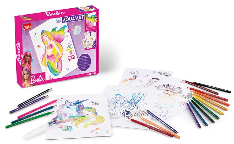 Maped Creativ Barbie Wasserfarbenset mit Vorlagen Maped Creativ Barbie Wasserfarbenset mit Vorlagen von Barbie