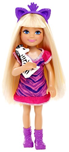 Mattel BDG33 - Barbie Chelsea Safarispaß mit Zebra von Barbie