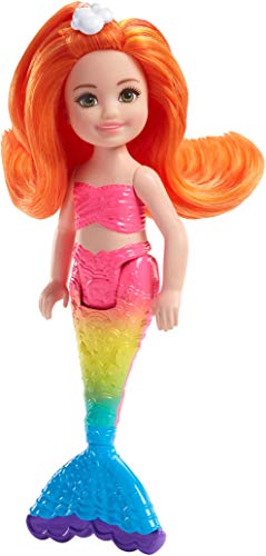 Mattel Barbie FKN05 Dreamtopia Mini-Meerjungfrau: Regenbogen-Chelsea von Barbie