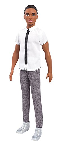 Barbie Mattel FNH42 - Ken Fashionistas Puppe im klassisch coolen Look mit Krawatte von Barbie