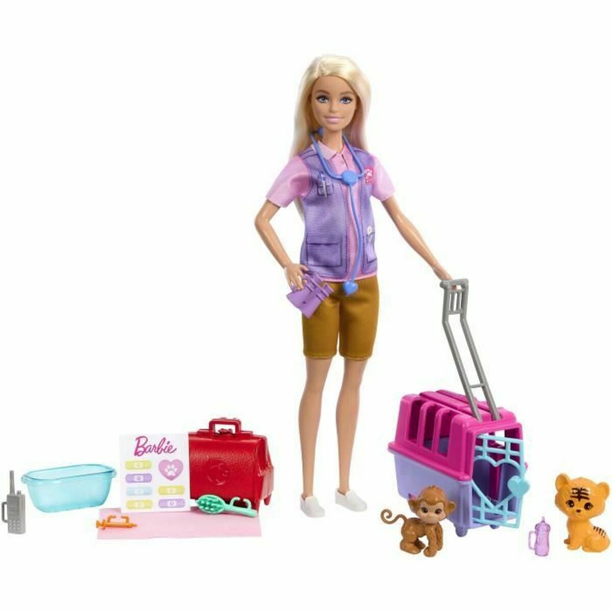 Puppe Barbie SAUVETEUSE D'ANIMAUX von Barbie