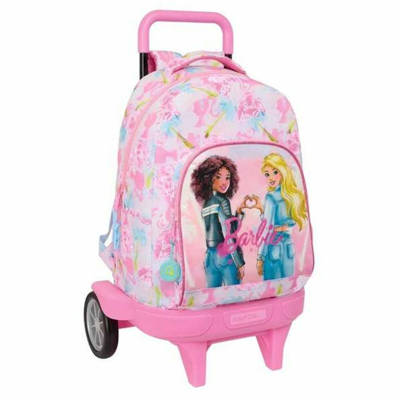 Schulrucksack Barbie Painterly Rosa Himmelsblau 33 x 45 x 22 cm von Barbie