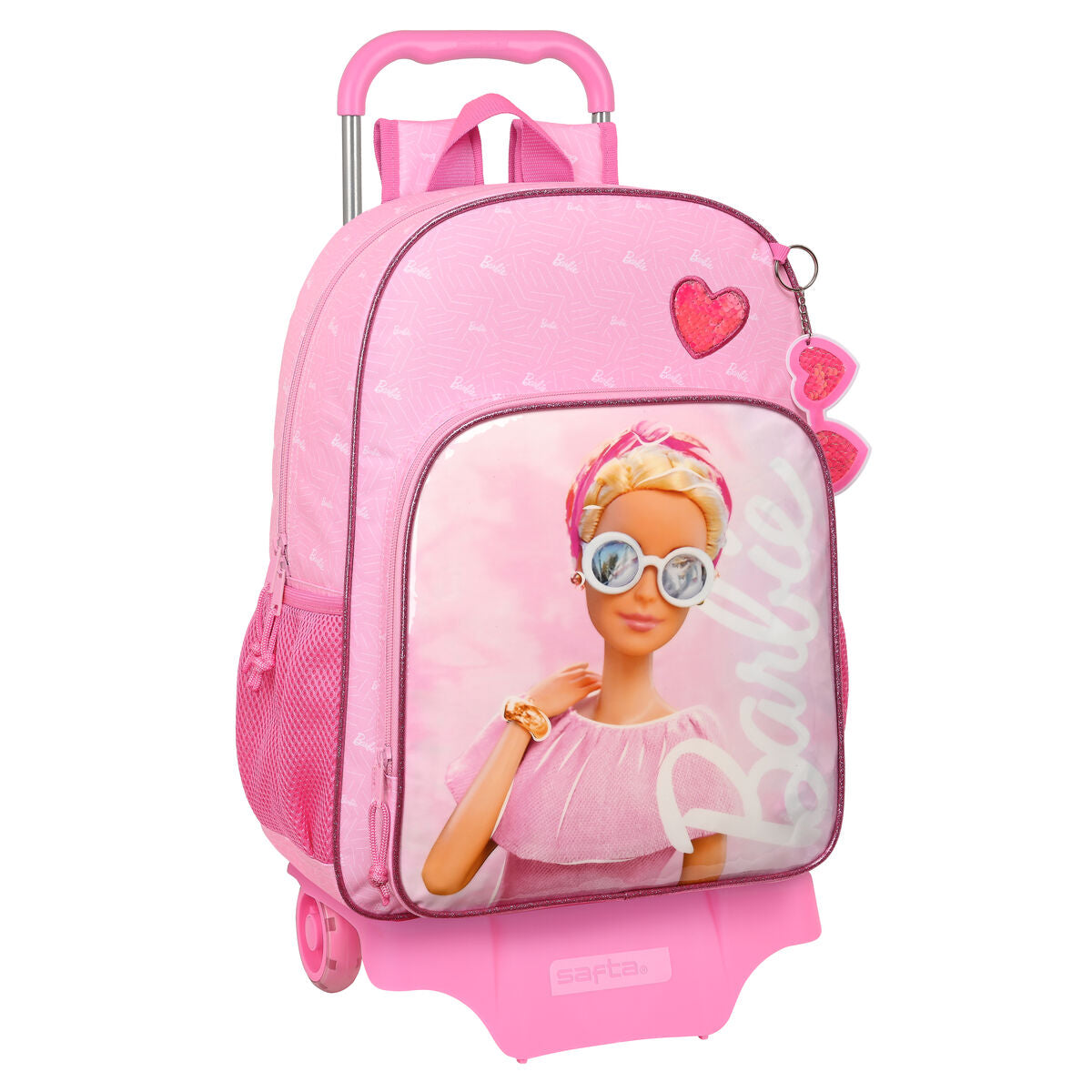 Schulrucksack mit Rädern Barbie Girl Rosa 33 x 42 x 14 cm von Barbie