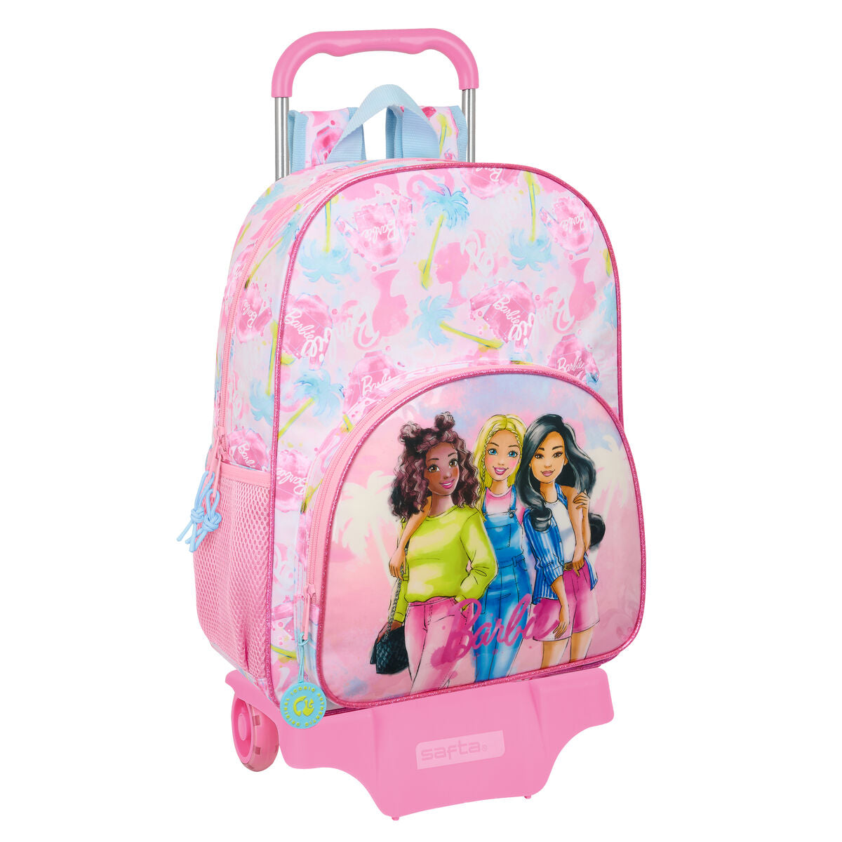 Schulrucksack mit Rädern Barbie Painterly Rosa Himmelsblau 33 x 42 x 14 cm Schulrucksack mit Rädern Barbie Painterly Rosa Himmelsblau 33 x 42 x 14 cm von Barbie