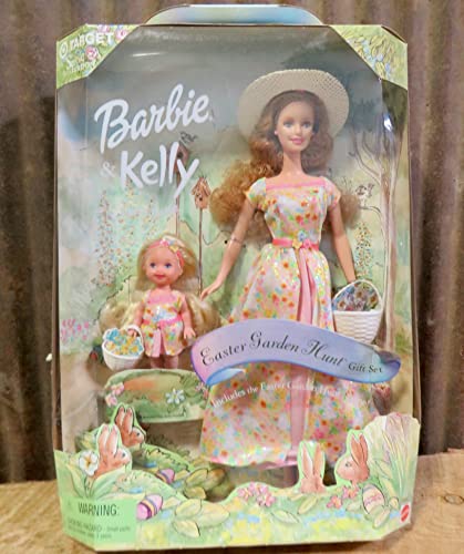 Special Edition Barbie & Kelly Easter Garden Hunt Gift Set 12 and 4 Figure includes the Easter Garden Hunt game! von Barbie