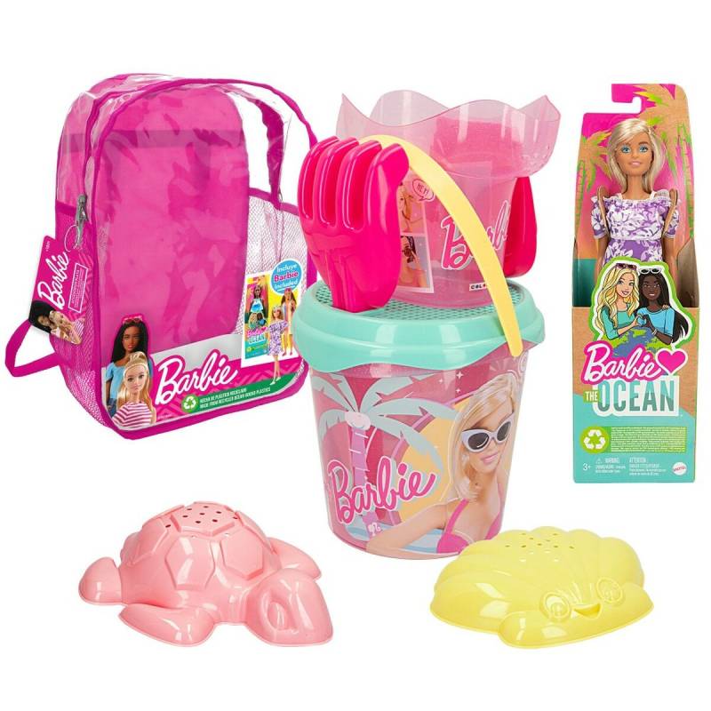 Strandspielzeuge-Set Barbie 8 Stücke 18 x 16 x 18 cm von Barbie