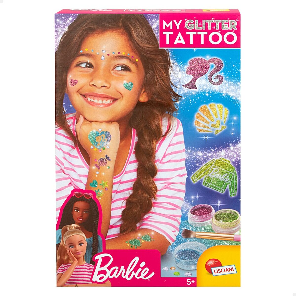 Temporäre Tatoos Barbie My Glitter Tattoo Glitzernd 20 Stücke von Barbie