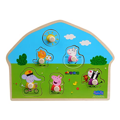 Barbo Toys - Peppa Wutz Puzzle aus Holz Play Für Kinder – 6 Knopfpuzzleteile – Holzpuzzle ab 2 Jahre – Puzzle in Holzrahmen mit Peppa Wutz Freunden – Offizielles Peppa Wutz - Holzpuzzle ab 2 Barbo Toys - Peppa Wutz Puzzle aus Holz Play Für Kinder – 6 Knopfpuzzleteile – Holzpuzzle ab 2 Jahre – Puzzle in Holzrahmen mit Peppa Wutz Freunden – Offizielles Peppa Wutz - Holzpuzzle ab 2 von Barbo Toys