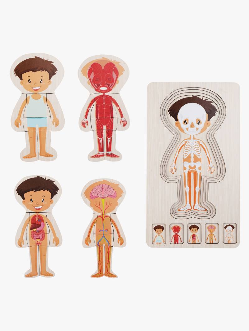 Barbo Toys Körperpuzzle, Blau von Barbo Toys