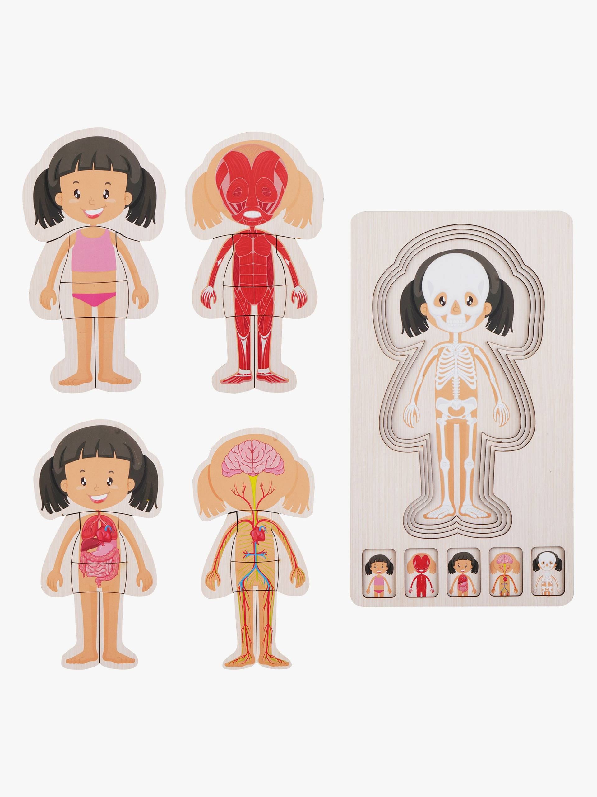 Barbo Toys Körperpuzzle, Rosa von Barbo Toys