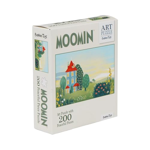 Barbo Toys – Mumin-Kunstpuzzle ab 8 Jahren – 200 Teile – Grün – Puzzle für Erwachsene und Jugendliche – Mit Illustrationen von den Moomins von Barbo Toys