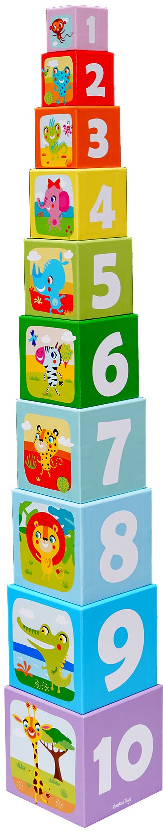 Barbo Toys Safari Friends Stapelklötze, Babyspielzeug Barbo Toys Safari Friends Stapelklötze, Babyspielzeug von Barbo Toys