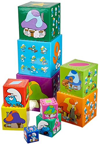 Barbo Toys 8400 Schlümpfe Würfelturm (ab 12 Monaten / 1 Jahr) Smurfs Puzzle von Barbo Toys