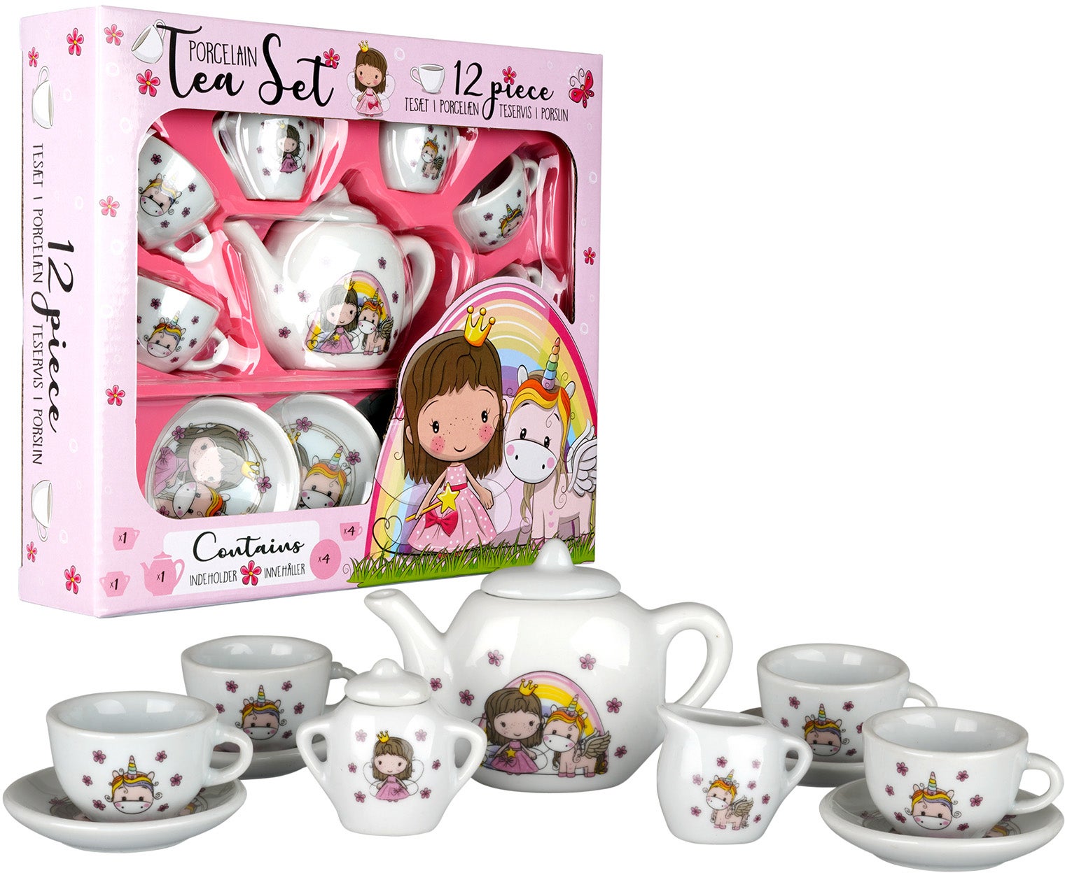 Barbo Toys Lillie & Ellie Teeservice aus Porzellan 12 Teile Barbo Toys Lillie & Ellie Teeservice aus Porzellan 12 Teile von Barbo Toys