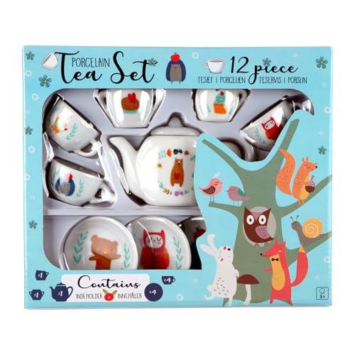 Barbo Toys - Teeservice Spielset - Little Woodies Teeset Set - 12-teiliges Porzellan-Teeset - Kinderküche Rollenspiel - Teeparty für Kinder Barbo Toys - Teeservice Spielset - Little Woodies Teeset Set - 12-teiliges Porzellan-Teeset - Kinderküche Rollenspiel - Teeparty für Kinder von Barbo Toys