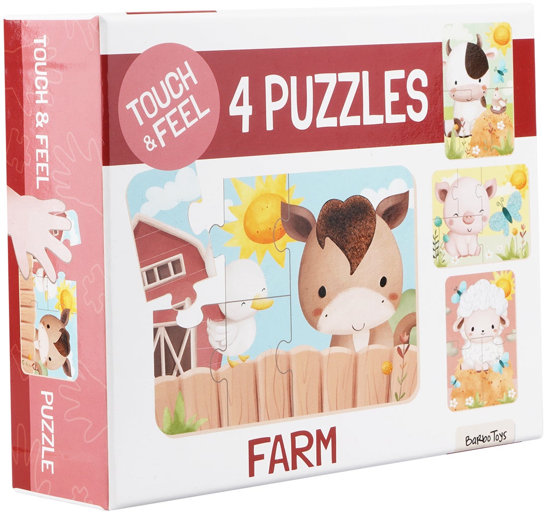 Barbo Toys Touch & Feel Puzzle Bauernhof-Freunde 4-in-1 Barbo Toys Touch & Feel Puzzle Bauernhof-Freunde 4-in-1 von Barbo Toys
