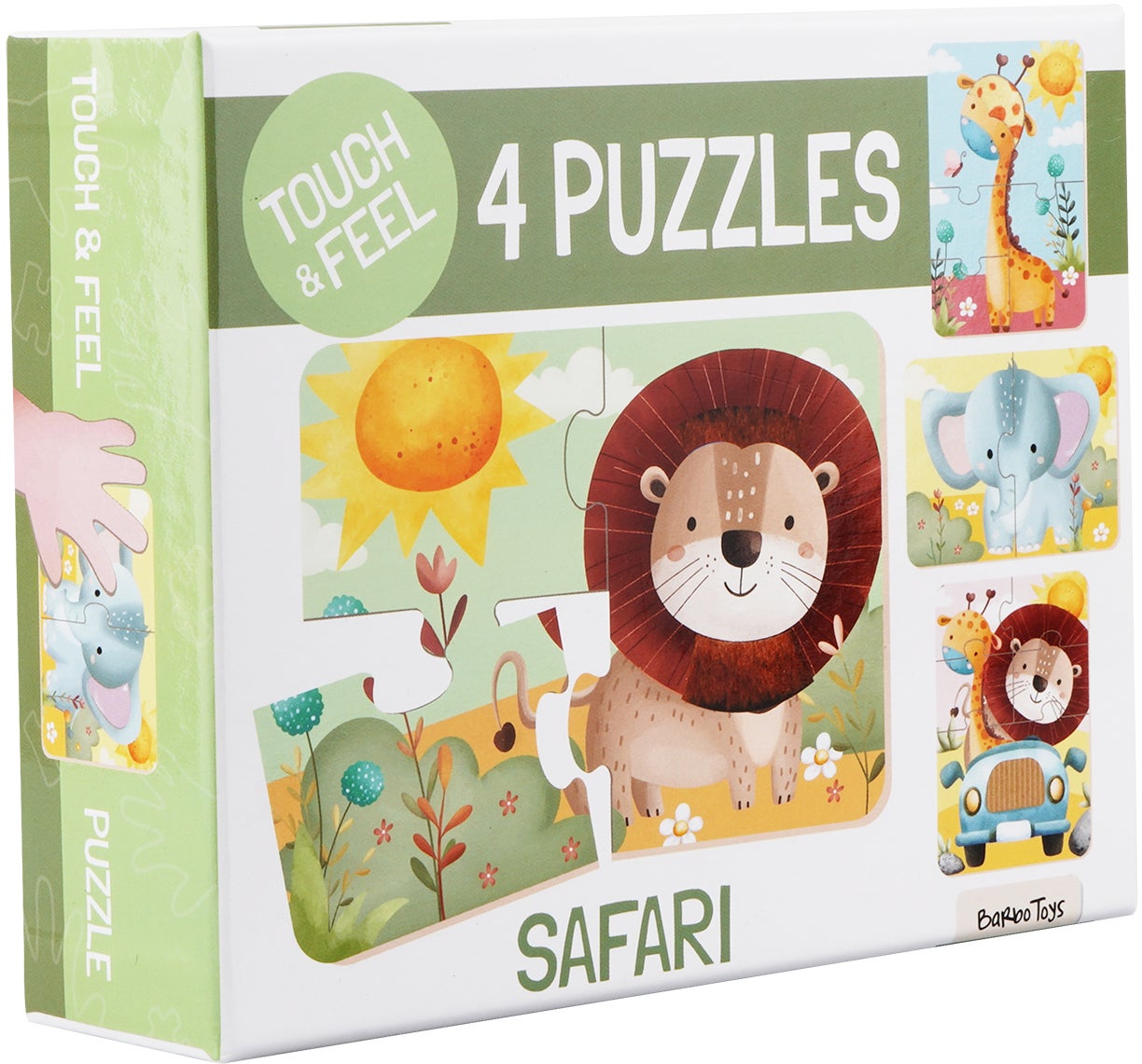 Barbo Toys Touch & Feel Puzzle Safari 4-in-1 Barbo Toys Touch & Feel Puzzle Safari 4-in-1 von Barbo Toys