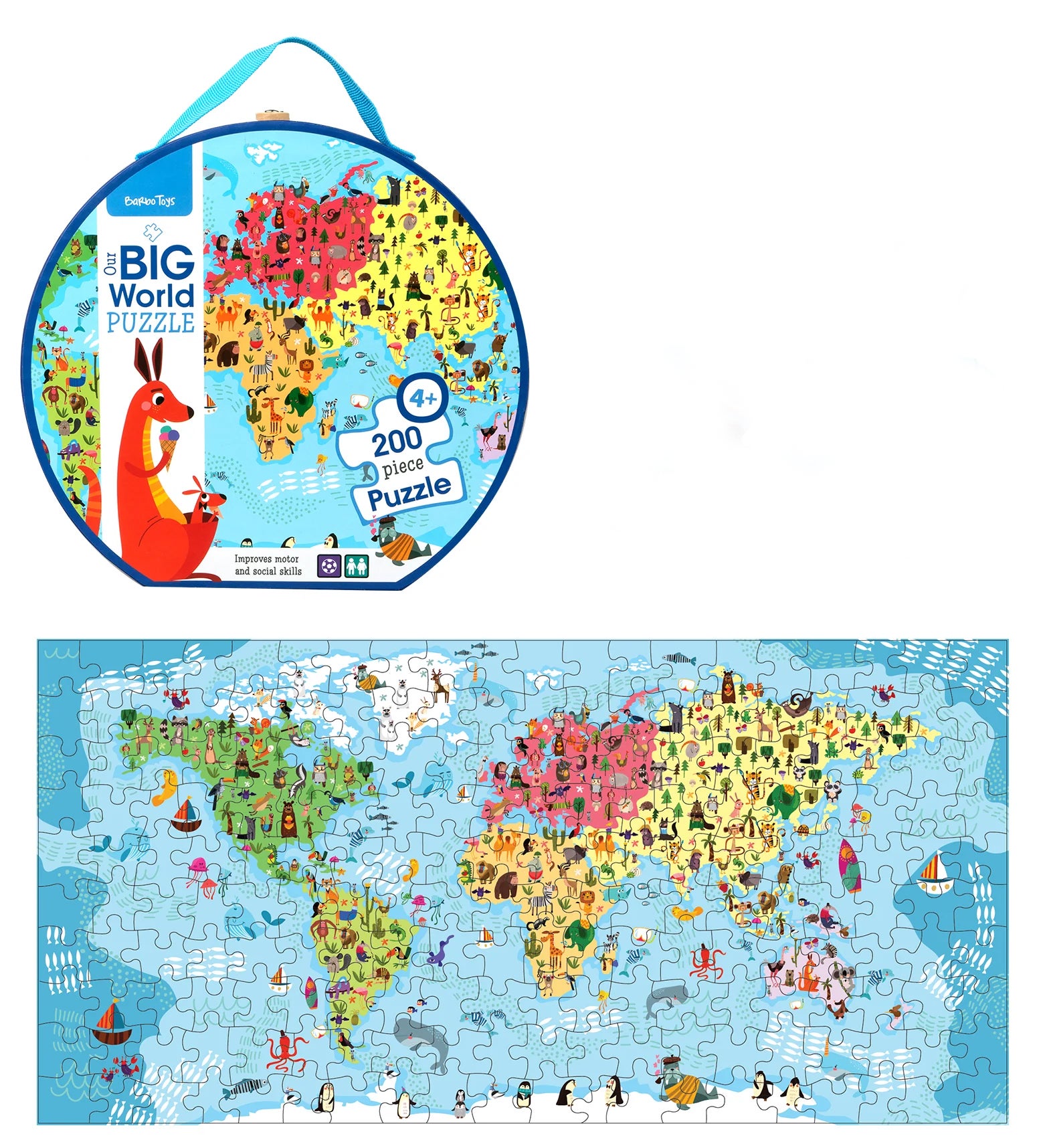 Barbo Toys Unser Großes Welt-Puzzle 200 Teile Barbo Toys Unser Großes Welt-Puzzle 200 Teile von Barbo Toys