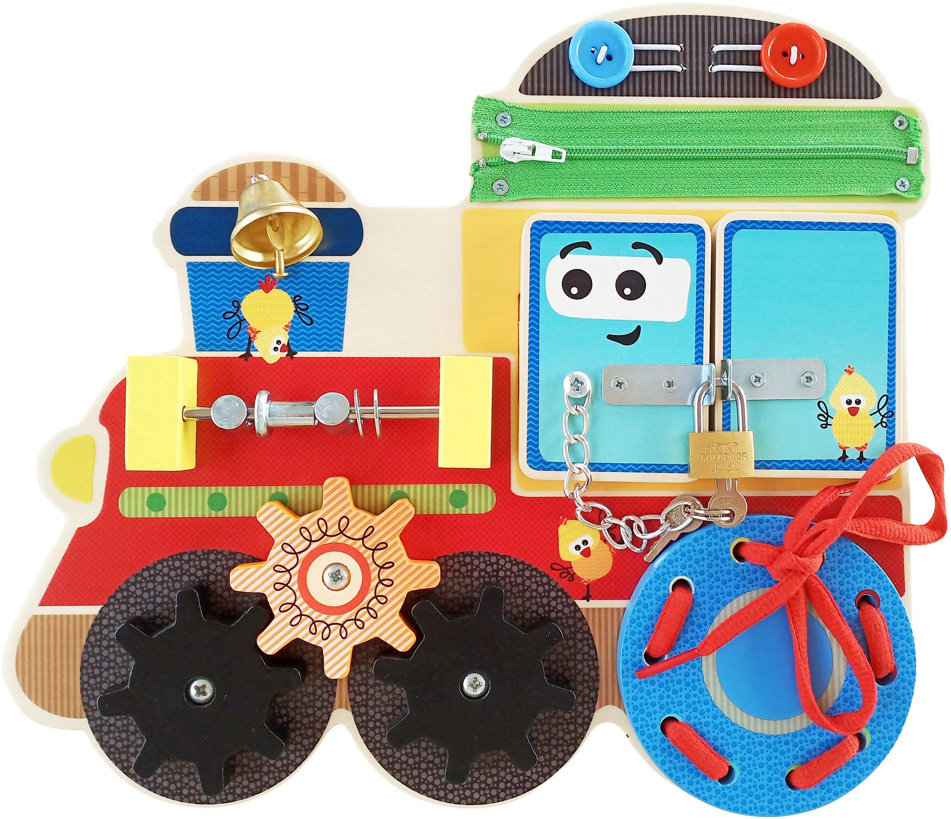 Barbo Toys Wacky Wonders Aktivitätsbrett Zug, Babyspielzeug Barbo Toys Wacky Wonders Aktivitätsbrett Zug, Babyspielzeug von Barbo Toys