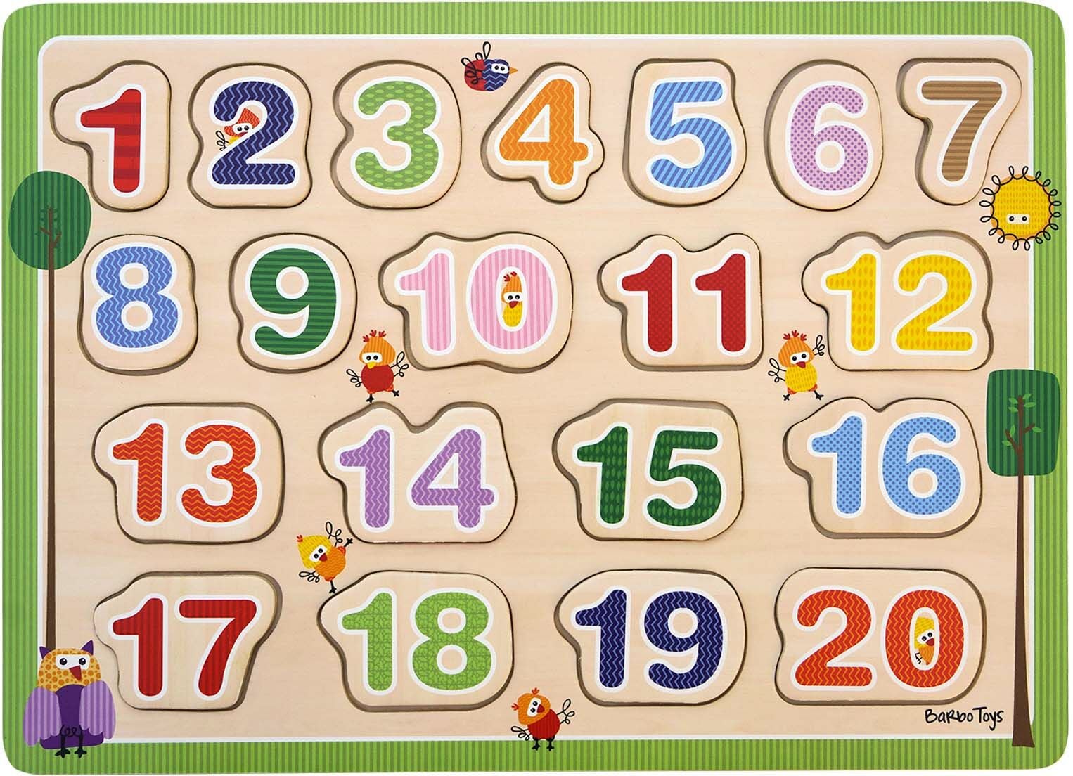 Barbo Toys Wacky Wonders Holzpuzzle Zahlen 20 Teile Barbo Toys Wacky Wonders Holzpuzzle Zahlen 20 Teile von Barbo Toys