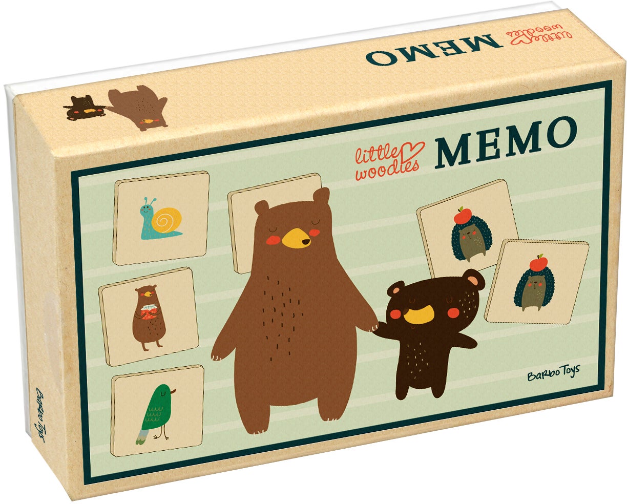 BarboToys Little Woodies Memo-Spiel BarboToys Little Woodies Memo-Spiel von Barbo Toys