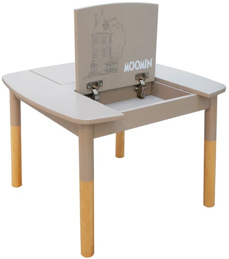 Mumin Tisch mit Stauraum, Beige von Barbo Toys
