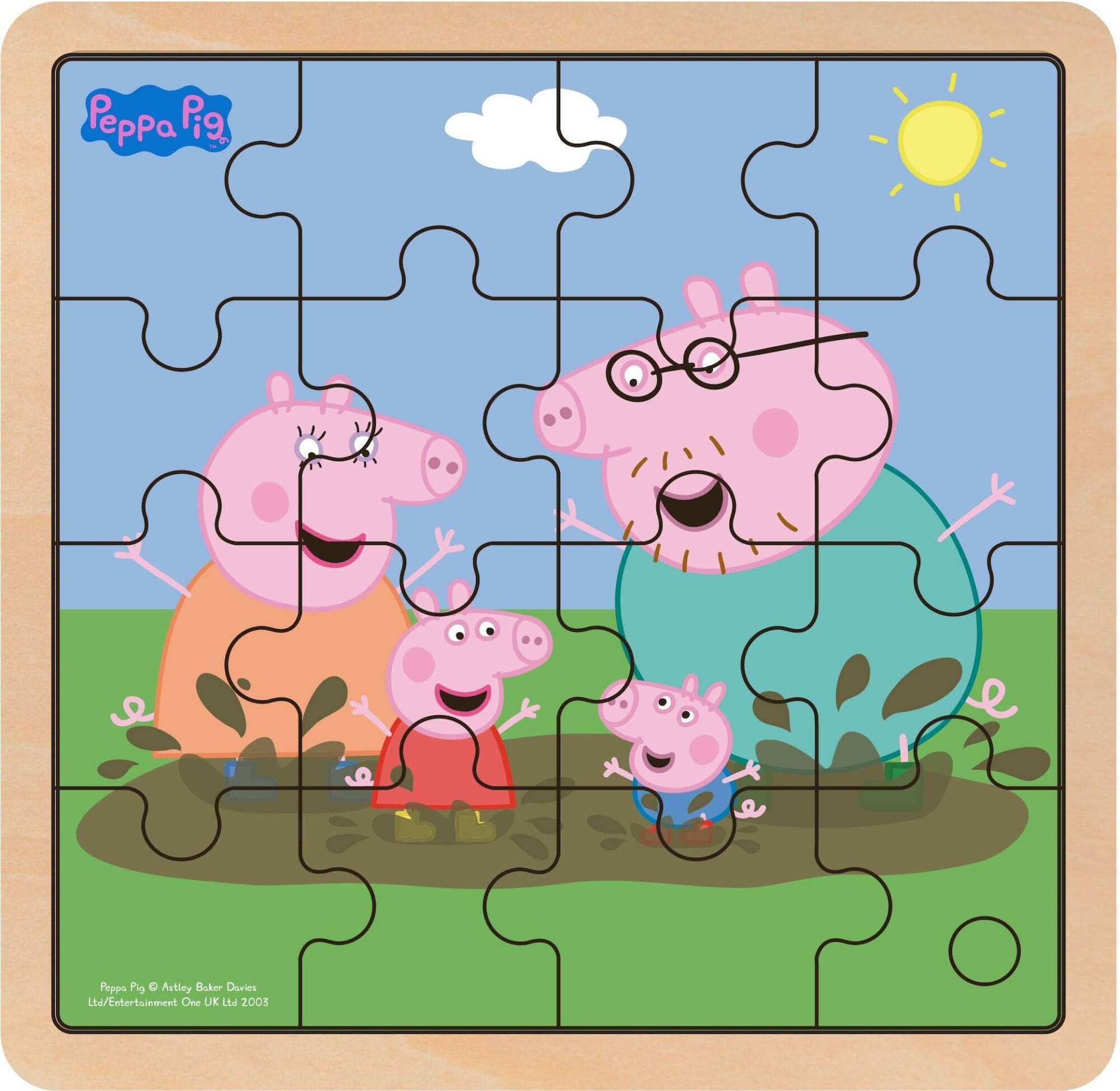 Peppa Wutz Holzpuzzle 16 Teile Matsch Peppa Wutz Holzpuzzle 16 Teile Matsch von Barbo Toys
