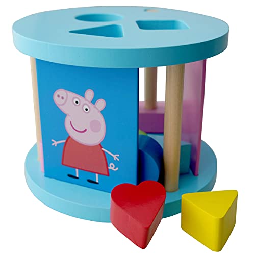 Barbo Toys - Peppa Wutz - Sortierspiel - Motorikspielzeug ab 1 Jahr für Hand-Auge-Koordination und Fähigkeiten zur Problemlösung - Offiziell Lizenziert von Peppa Pig Barbo Toys - Peppa Wutz - Sortierspiel - Motorikspielzeug ab 1 Jahr für Hand-Auge-Koordination und Fähigkeiten zur Problemlösung - Offiziell Lizenziert von Peppa Pig von Barbo Toys