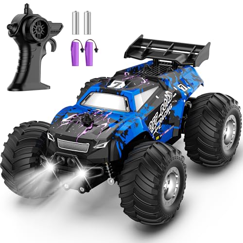 Barlisam Ferngesteuertes Auto für Jungen 4-7, All-Terrain Ferngesteuerter Truck für Jungen 8-12, Scheinwerfer, 1:20, 10 km/h, 2,4 GHz, Geschwindigkeitsfreundlich, Robust, Wiederaufladbare RC Autos für Barlisam Ferngesteuertes Auto für Jungen 4-7, All-Terrain Ferngesteuerter Truck für Jungen 8-12, Scheinwerfer, 1:20, 10 km/h, 2,4 GHz, Geschwindigkeitsfreundlich, Robust, Wiederaufladbare RC Autos für von Barlisam