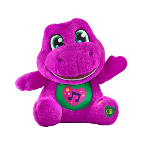 Barney – Barneys Sänger, Plüsch 25+ cm mit Geräuschen, spielt 10 Sätze und 5 Lieder in Englisch, Französisch, Deutsch, Italienisch und Niederländisch. Spielzeug für Kinder ab 2 Jahren, JGT51 Barney – Barneys Sänger, Plüsch 25+ cm mit Geräuschen, spielt 10 Sätze und 5 Lieder in Englisch, Französisch, Deutsch, Italienisch und Niederländisch. Spielzeug für Kinder ab 2 Jahren, JGT51 von Barney