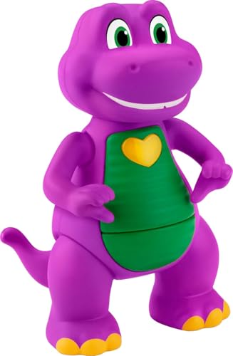 Barney Fisher-Price Barneys Welt Musikspielzeug Herz-Hand Figur, 14,5 cm groß mit Lichtern für Kindergartenkinder ab 2 Jahren, JFF05 von Barney