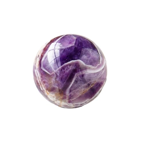 BaronHong 1 Stück 40 mm gelber Citrin-Quarzkristall-Kugel, Heilstein (Traum-Amethyst, 38 mm – 42 mm) von BaronHong