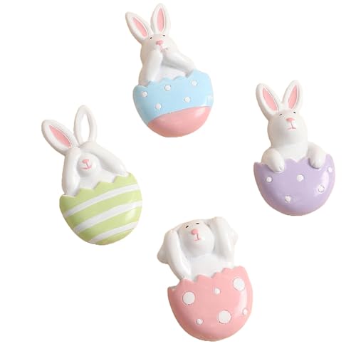 BaronHong 3D-Oster-Becherverpackungen aus Kunstharz, Hase, Ostereier, Becher, Glasbecher, Kühlschrankaufkleber, Abziehbilder, Osteraufkleber, zum Selbermachen (A, M) von BaronHong