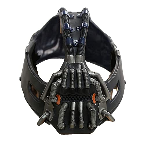 BaronHong Bane Mask Destroyer Gesichtsmasken Dark Knight Rises Filmcharakter Cosplay Prop Kostümzubehör(schwarz,M) von BaronHong
