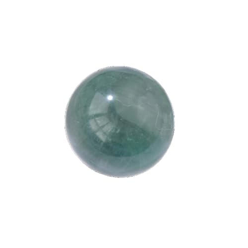 BaronHong Kristallkugel, Edelsteinkugel, Holzständer, Skulptur, Figur für Reiki, Wahrsagerei, Heimbüro, Schreibtischdekoration (Chlorophan, 28–32 mm) von BaronHong