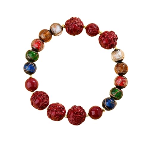 BaronHong Sternzeichen-Perlenarmbänder für Glasarmbänder für Perlenarmbänder für Männer und Frauen (männlich, Hund) von BaronHong