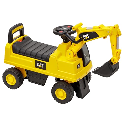 Baroni Toys Trägerbagger für Kinder von 1 bis 3 Jahren, mit Caterpillar-Lizenz, Rutschfarhzeug mit Hupe, drehbarem Baggerarm und Aufbewahrungsfach, Kippschutz, 30x78x54 cm Baroni Toys Trägerbagger für Kinder von 1 bis 3 Jahren, mit Caterpillar-Lizenz, Rutschfarhzeug mit Hupe, drehbarem Baggerarm und Aufbewahrungsfach, Kippschutz, 30x78x54 cm von Baroni Toys