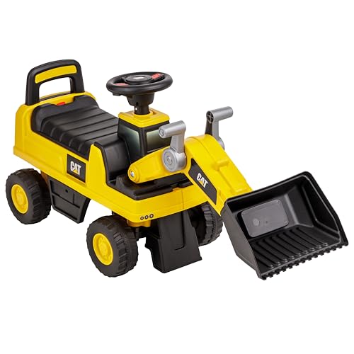 Baroni Toys Bagger-Rutschfahrzeug für Kinder von 1 bis 3 Jahren, mit Caterpillar-Lizenz, Hupe, Trägerfahrzeug mit Staufach, Kippschutz, 28x85x48cm Baroni Toys Bagger-Rutschfahrzeug für Kinder von 1 bis 3 Jahren, mit Caterpillar-Lizenz, Hupe, Trägerfahrzeug mit Staufach, Kippschutz, 28x85x48cm von Baroni Toys
