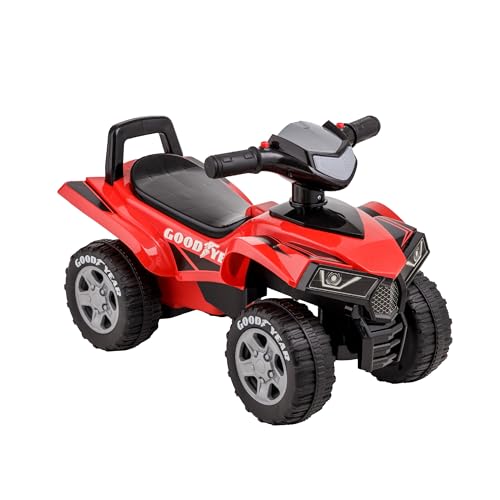 Baroni Toys Quad Rutscher für Kinder 18-36 Monate mit Goodyear-Lizenz, Stauraum, realistische Geräusche und LED-Scheinwerfer, Anti-Kipp-Gerät, 38x60x42 cm Baroni Toys Quad Rutscher für Kinder 18-36 Monate mit Goodyear-Lizenz, Stauraum, realistische Geräusche und LED-Scheinwerfer, Anti-Kipp-Gerät, 38x60x42 cm von Baroni Toys