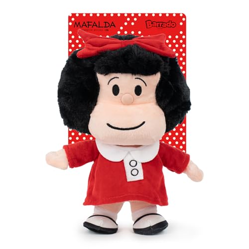 Barrado Mafalda Mafalda mit rotem Kleid, Plüsch, 32 cm von BARRADO