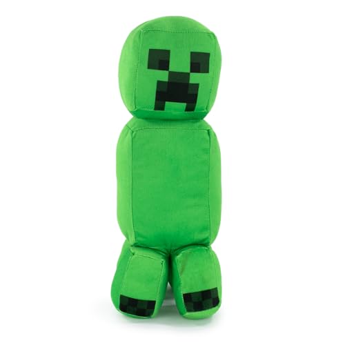 BARRADO Plüsch Minecraft Videospielfiguren - Enderman, Lama, Ozelot, Schwein, Steve, Alex, Creeper, Wolf - Größen je nach Modell - Super Soft Qualität (Creeper) von BARRADO