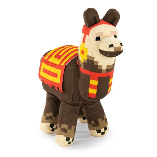 Plüsch Minecraft Videospielfiguren - Enderman, Lama, Ozelot, Schwein, Steve, Alex, Creeper, Wolf - Größen je nach Modell - Super Soft Qualität (Lama) von BARRADO