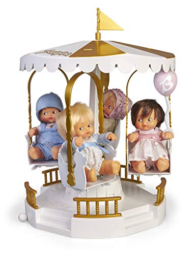 Barriguitas 700015806 Baby-Figur Karussell musikalische Puppe für Mädchen, S von Barriguitas