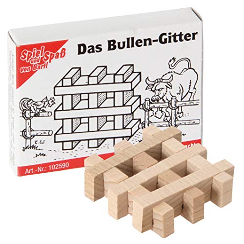 Bartl 102590 Mini-Holz-Puzzle Das Bullen-Gitter aus 6 kleinen Holzteilen Bartl 102590 Mini-Holz-Puzzle Das Bullen-Gitter aus 6 kleinen Holzteilen von Bartl