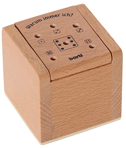 Bartl 111479 Spannendes Würfelspiel aus Holz Warum Immer ich?, magnetisch verschließbar, klein - ideal zum Mitnehmen von Bartl