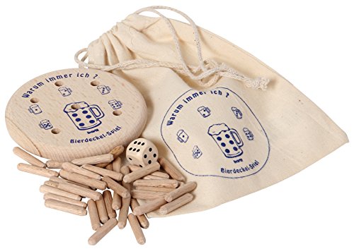 Bierdeckelspiel: Warum Immer ich? - aus Holz - Gesellschaftsspiel - für klein und groß - großartiger Geschenkartikel Bierdeckelspiel: Warum Immer ich? - aus Holz - Gesellschaftsspiel - für klein und groß - großartiger Geschenkartikel von Bartl