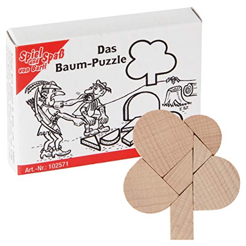 Bartl 102571 Mini-Holz-Puzzle Das Baum-Puzzle aus 7 kleinen Holzteilen von Bartl