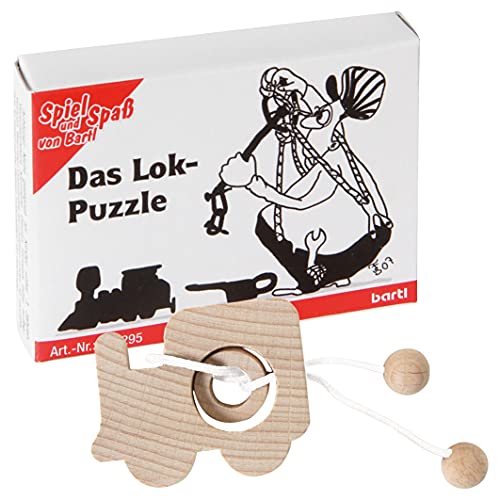 Bartl 109295 Mini-Holz-Puzzle Das Lok-Puzzle aus 3 Teilen von Bartl