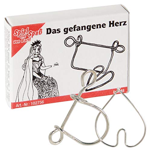 Bartl 102756 Mini-Metall-Puzzle Das gefangene Herz aus 2 kleinen Metallteilen Bartl 102756 Mini-Metall-Puzzle Das gefangene Herz aus 2 kleinen Metallteilen von Bartl