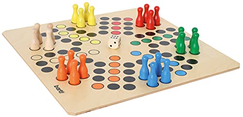 Bartl 108412 Brettspiel Ludo für 6 Personen groß aus Holz XXL Format 50cm x 50cm Bartl 108412 Brettspiel Ludo für 6 Personen groß aus Holz XXL Format 50cm x 50cm von Bartl